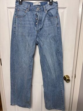 Denim Forum Women’s Light Blue Straight Leg Jeans